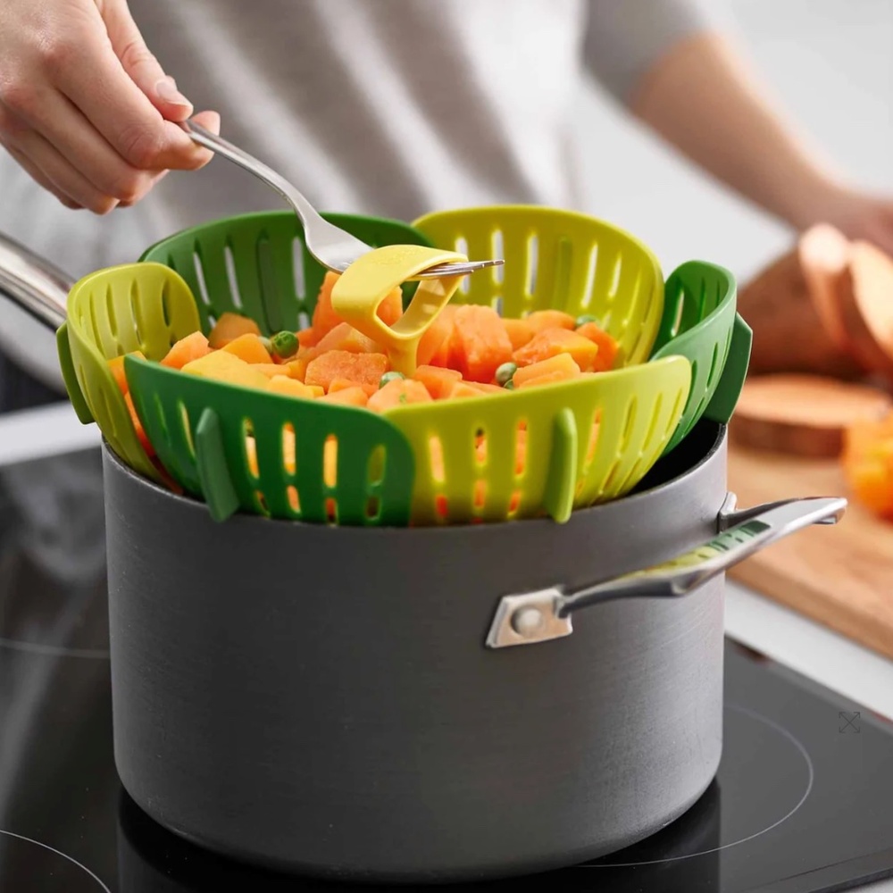 Bloom Green Folding Steamer Basket - Picture 2 of 6